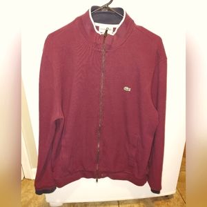 Lacoste wine red limited track jacket (worn twice)